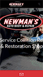 Mobile Screenshot of newmansautobody.com